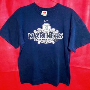 Nike Navy Blue Mariners T-Shirt